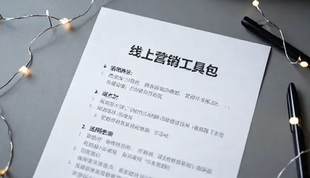 线上营销工具包使用与维护的优化策略